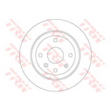 Тормозной диск TRW DF6360