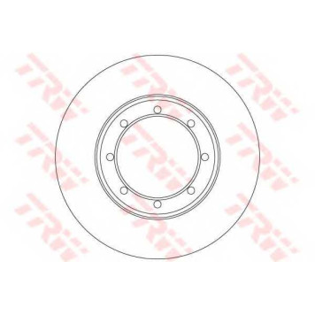 Тормозной диск TRW DF6372