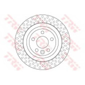 Тормозной диск TRW DF6387