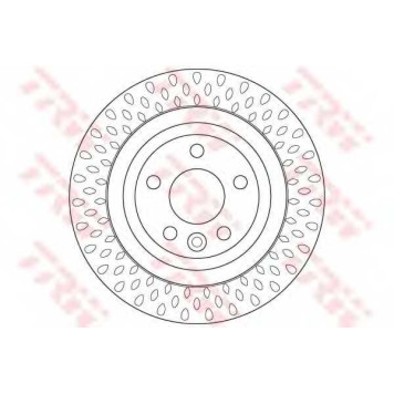 Тормозной диск TRW DF6387