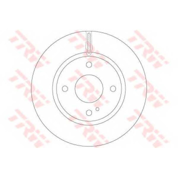Тормозной диск TRW DF6399