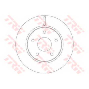 Тормозной диск TRW DF6415