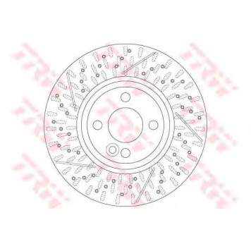 Тормозной диск TRW DF6422