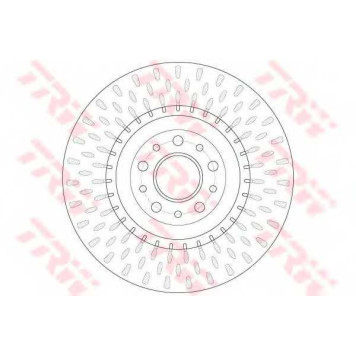 Тормозной диск TRW DF6424