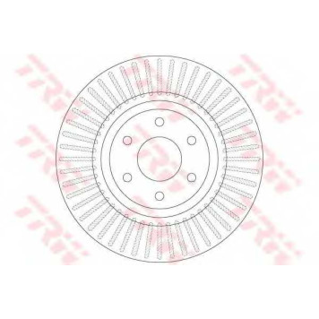 Тормозной диск TRW DF6425