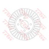 Тормозной диск TRW DF6431