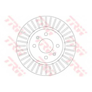 Тормозной диск TRW DF6431