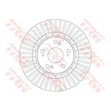 Тормозной диск TRW DF6432S