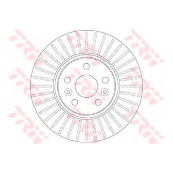 Тормозной диск TRW DF6449
