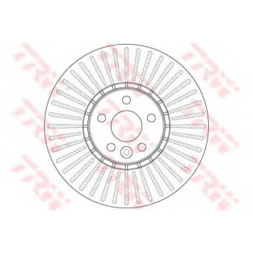 Тормозной диск TRW DF6472S