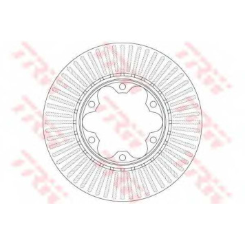 Тормозной диск TRW DF6481