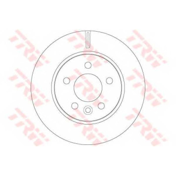 Тормозной диск TRW DF6482