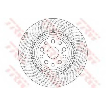 Тормозной диск TRW DF6488S