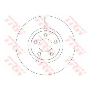 Тормозной диск TRW DF6490S