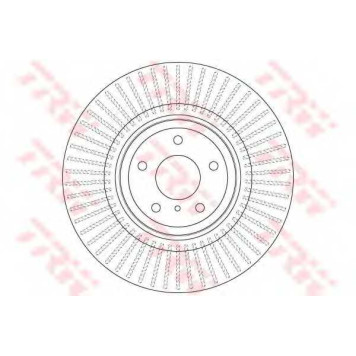 Тормозной диск TRW DF6498S