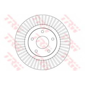 Тормозной диск TRW DF6533