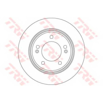 Тормозной диск TRW DF6627