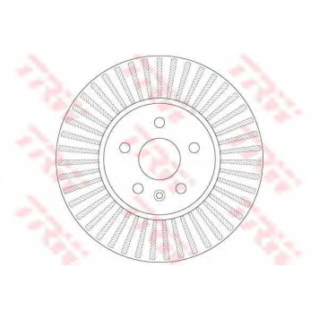 Тормозной диск TRW DF6629