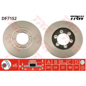 Тормозной диск TRW DF7152