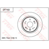 Тормозной диск TRW DF7163