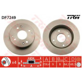 Тормозной диск TRW DF7249