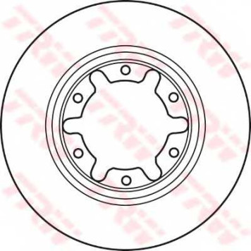 Тормозной диск TRW DF7305S-1
