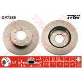 Тормозной диск TRW DF7389