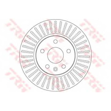 Тормозной диск TRW DF7475-1