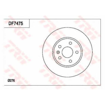 Тормозной диск TRW DF7475