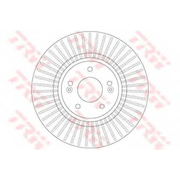 Тормозной диск TRW DF7973-1