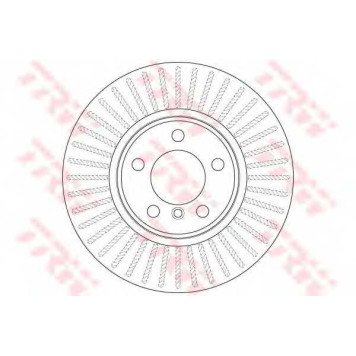 Тормозной диск TRW DF8050-1