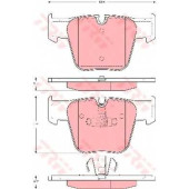 Колодки тормозные дисковые для MERCEDES S(C216,W220,W221) <b>TRW GDB1674</b>