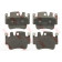 Колодки тормозные дисковые для PORSCHE 911(996,997), BOXSTER(986,987), CAYMAN(987) <b>TRW GDB1742</b>