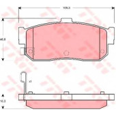 Колодки тормозные дисковые для NISSAN CEFIRO(J31), MAXIMA QX(A33), MAXIMA(A32) <b>TRW GDB3274</b>