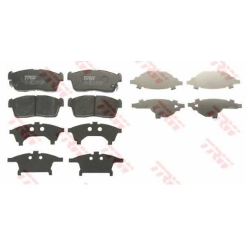 Колодки тормозные дисковые для DAIHATSU COPEN(L880#,L881#), CUORE(L275#,L285#), SIRION(M3#) / SUBARU JUSTY / SUZUKI ALTO(HA25,HA35) <b>TRW GDB3359</b>-1