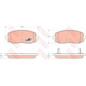 Колодки тормозные дисковые для HYUNDAI i10(PA) / KIA PICANTO(BA) <b>TRW GDB3369</b>