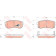 Колодки тормозные дисковые для HYUNDAI i10(PA) / KIA PICANTO(BA) <b>TRW GDB3370</b>
