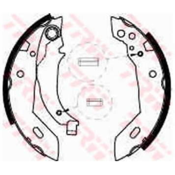 Комплект тормозных колодок для CITROEN AX, XSARA, ZX / PEUGEOT 205, 306, 309 <b>TRW GS6228</b>