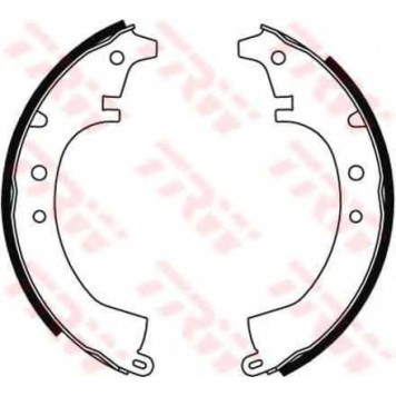 Комплект тормозных колодок для DAIHATSU CHARMANT / TOYOTA CARINA, CELICA, CHASER, COROLLA, CORONA, CRESSIDA, LITEACE <b>TRW GS8047</b>