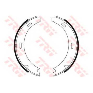 Комплект колодок стояночной тормозной системы TRW GS8208-2