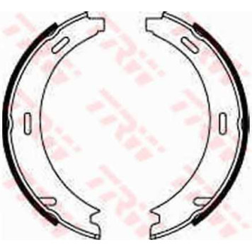 Комплект колодок стояночной тормозной системы TRW GS8208