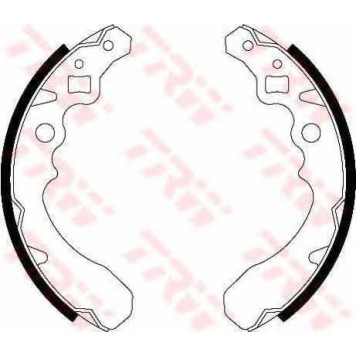 Комплект тормозных колодок для DAIHATSU CHARADE(L2#), CUORE(L201, L250#, L251, L260#, L275#, L285#, L7#, L80, L81), MOVE(L6#, L9#), SIRION(M1), YRV(M2) <b>TRW GS8282</b>