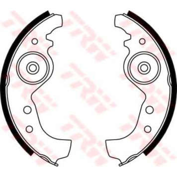 Комплект тормозных колодок <b>TRW GS8289</b>-1