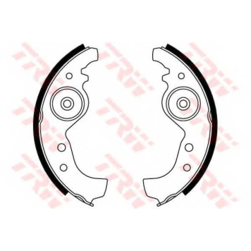 Комплект тормозных колодок <b>TRW GS8289</b>-2