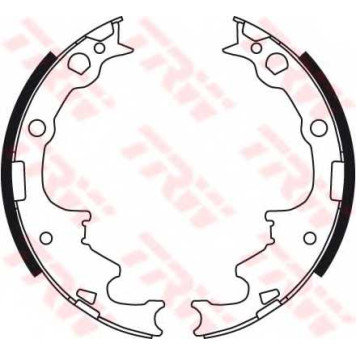 Комплект тормозных колодок для CHRYSLER VOYAGER(AS,ES) / JEEP CHEROKEE(XJ), COMANCHE(MJ), WRANGLER(SJ#,TJ,YJ) <b>TRW GS8413</b>-1