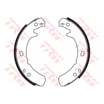 Комплект колодок стояночной тормозной системы TRW GS8429-1