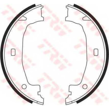 Комплект колодок стояночной тормозной системы TRW GS8432