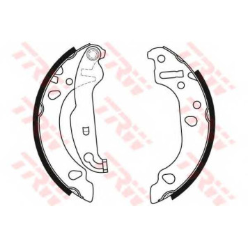 Комплект тормозных колодок для FORD FIESTA(JA#,JB#,JV#), KA(RB,RB#) <b>TRW GS8453</b>-1