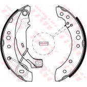Комплект тормозных колодок для CITROEN C2(JM#), C3(FC#,HB#) / PEUGEOT 1007(KM#) <b>TRW GS8467</b>