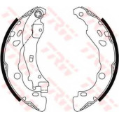 Комплект тормозных колодок для CITROEN C2(JM#), C3(FC#,HB#) / LANCIA YPSILON(843) / PEUGEOT 1007(KM#) <b>TRW GS8474</b>